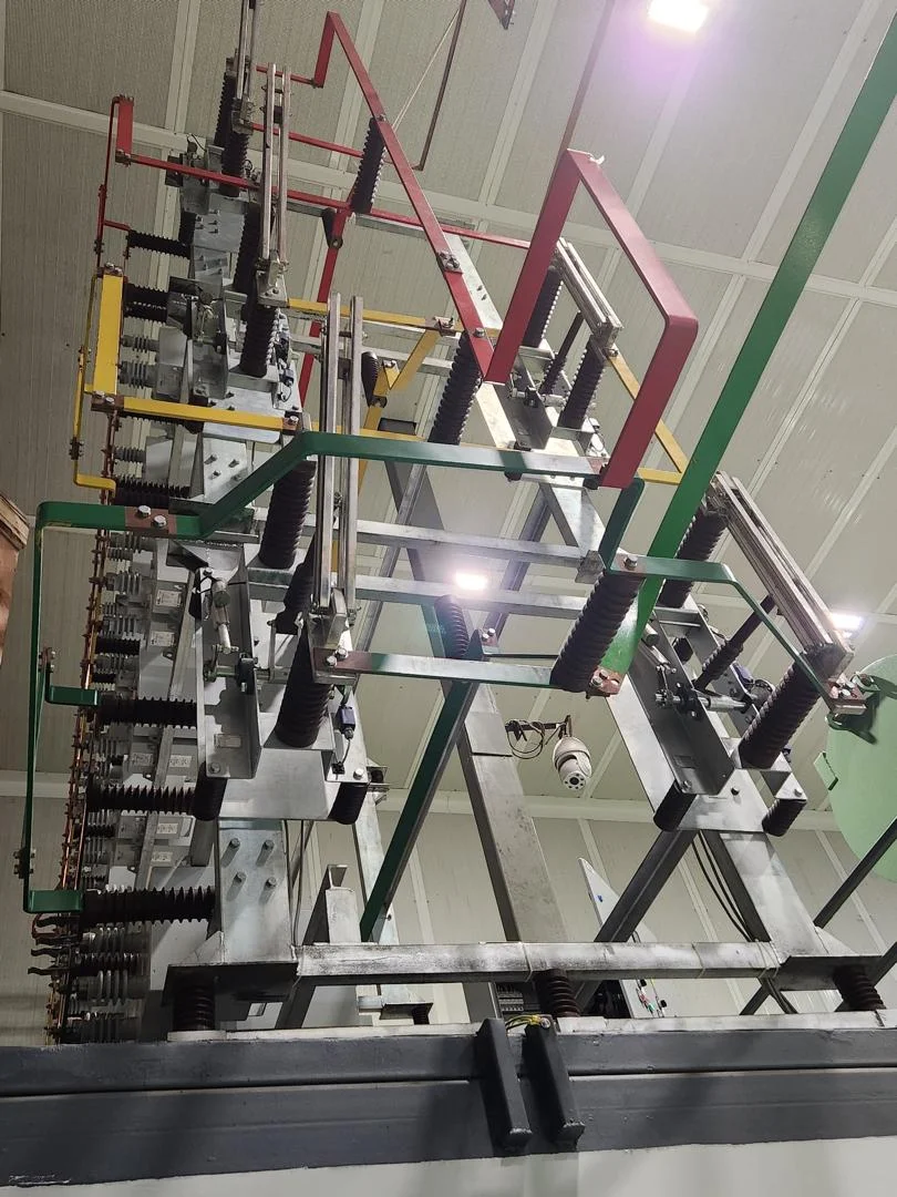 Industrial circuit breakers and isolator equipment inside facility