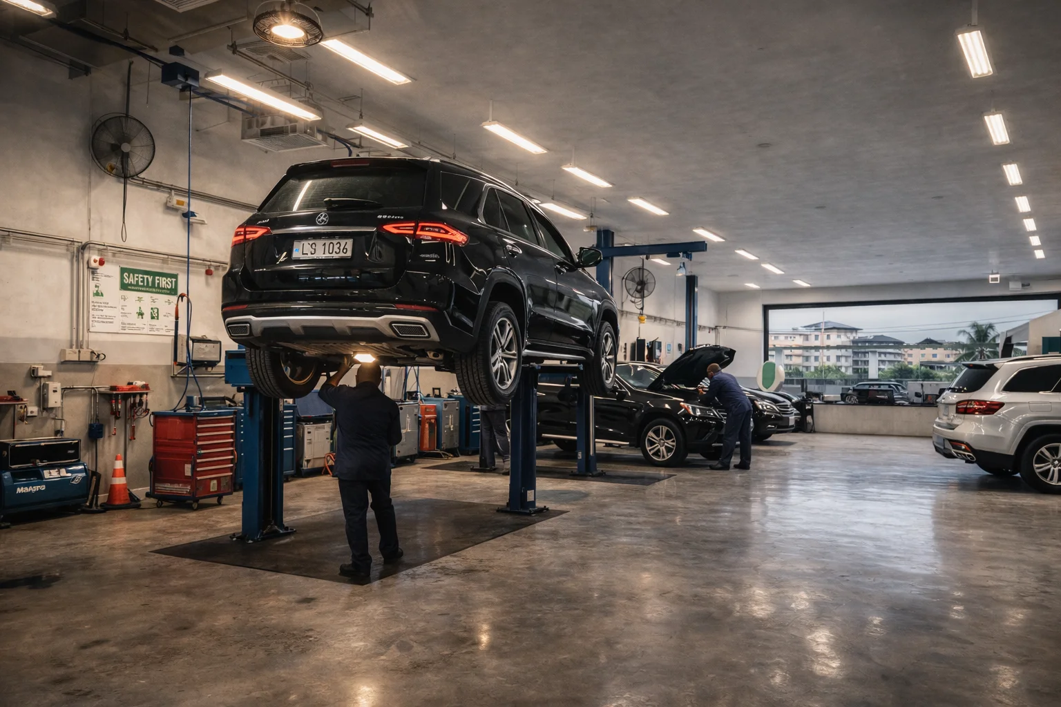 Premium automobile service center